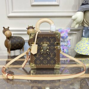 Replica Louis Vuitton Camera Box Brown Classic - top-tier luxury replica shoulder bag
