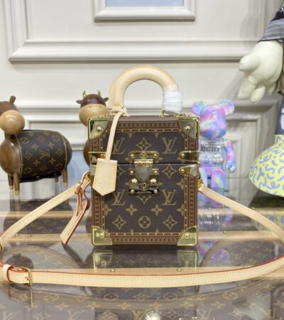 Replica Louis Vuitton Camera Box Brown Classic - top-tier luxury replica shoulder bag