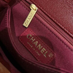 Replica CHANEL 23P Coco Red - top-tier luxury replica shoulder bag