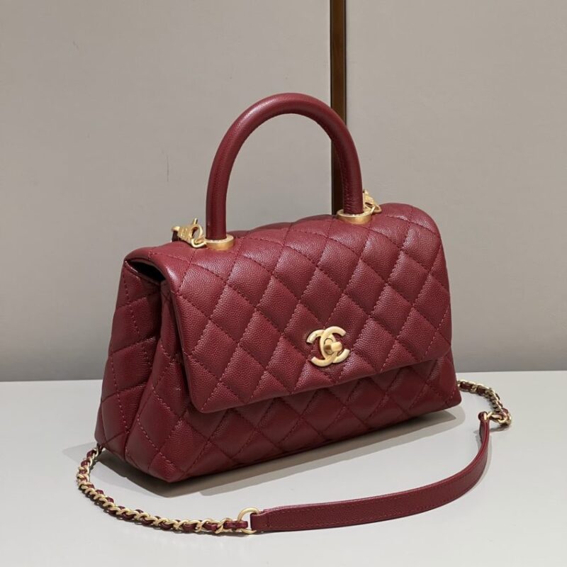 Replica CHANEL 23P Coco Red - ultra-realistic fake designer tote