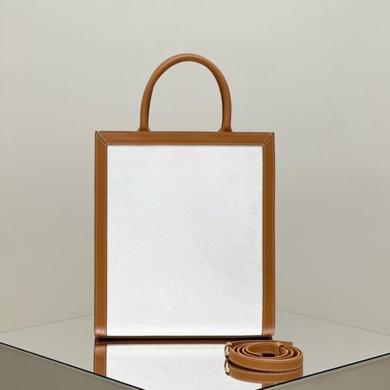 Replica Celine Triomphe Cabas Tote Small White - ultra-realistic fake designer tote