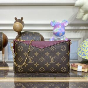 Replica Louis Vuitton Pallas Clutch Bordo - high-accuracy replica luxury purse