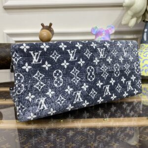 Replica LV OnTheGo Black Denim - top-tier luxury replica shoulder bag