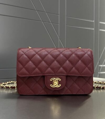 Replica CHANEL Classic Flap 20cm Burgundy - high-quality designer bag clone