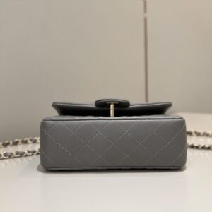Replica CHANEL Classic Flap 20cm Grey - elite superclone designer purse