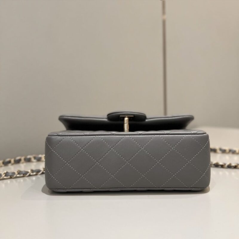 Replica CHANEL Classic Flap 20cm Grey - elite superclone designer purse