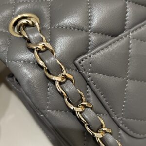 Replica CHANEL Classic Flap 20cm Grey - best-selling designer handbag dupe