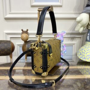 Replica Louis Vuitton Side Trunk Brown Canvas - top-rated replica designer bag