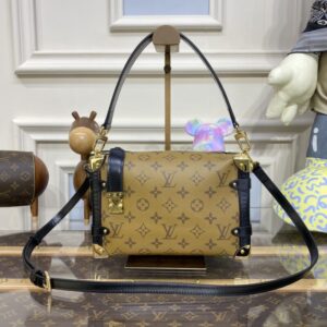 Replica Louis Vuitton Side Trunk Brown Canvas - top-tier luxury replica shoulder bag