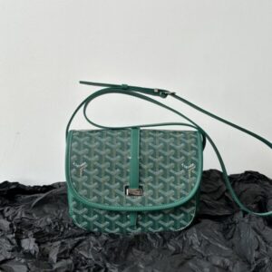 Replica Goyard Belvedere Green - near-authentic luxury replica handbag