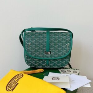 Replica Goyard Belvedere Green - premium 1:1 fake handbag model