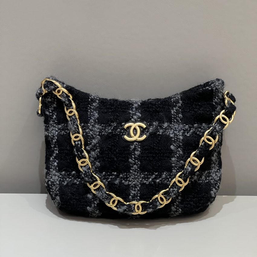 Replica CHANEL 22k Woolen Hobo - 1:1 designer replica handbag