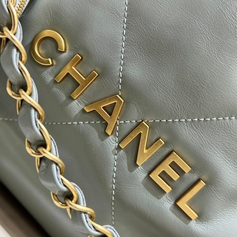 Replica CHANEL 22 Small Handbag Mint Green - premium 1:1 fake handbag model