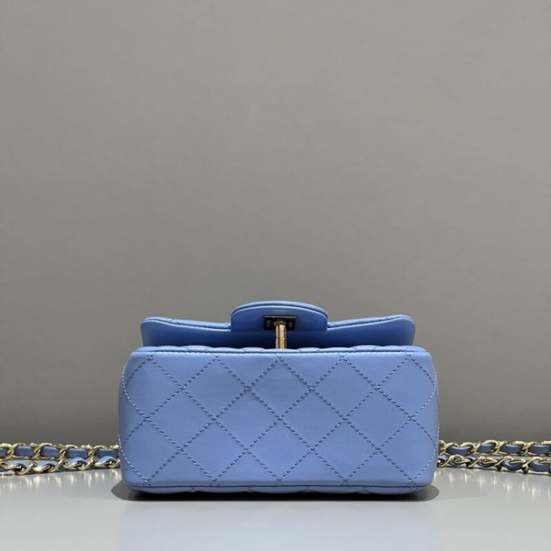 Replica CHANEL Classic Flap 17cm Blue - premium-grade designer purse dupe