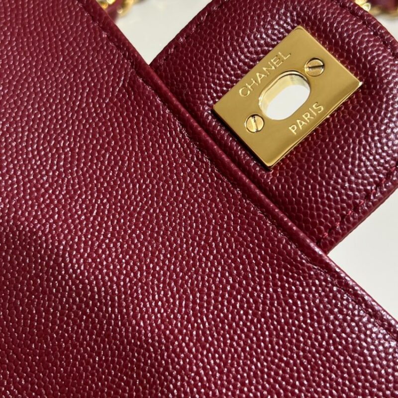 Replica CHANEL Classic Flap 25cm Burgundy - best quality luxury bag dupe