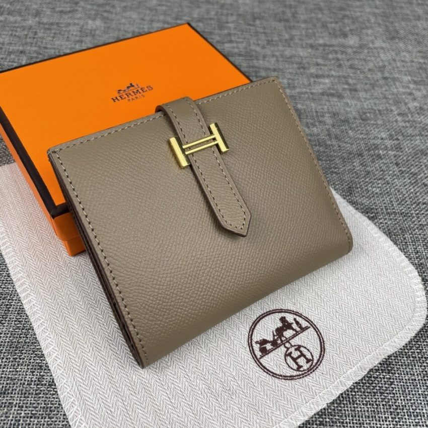 Replica Hermes Pocket Wallet Golden - top-rated replica designer bag