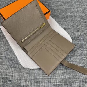 Replica Hermes Pocket Wallet Golden - best quality luxury bag dupe