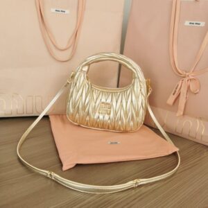 Replica Miu Miu Wander Gold - top-rated replica designer bag