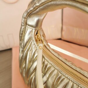 Replica Miu Miu Wander Gold - top-tier luxury replica shoulder bag