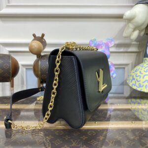 Replica Louis Vuitton Twist Black With Chain - realistic designer-inspired fake bag