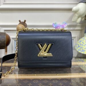 Replica Louis Vuitton Twist Black With Chain - elite superclone designer purse