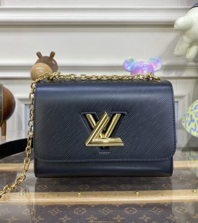 Replica Louis Vuitton Twist Black With Chain - elite superclone designer purse