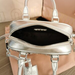 Replica Miu Miu Arcadie Small Silver - realistic designer-inspired fake bag