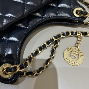 Replica CHANEL Hobo Small Dark Blue - premium-grade designer purse dupe