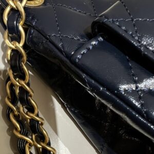 Replica CHANEL Hobo Small Dark Blue - top-rated replica designer bag