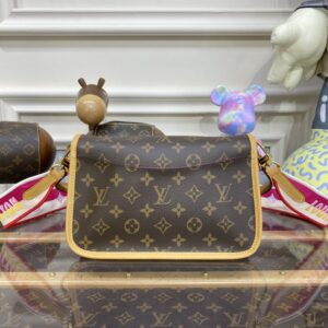 Replica Louis Vuitton Nano Diane Satchel Pink Strap - premium-grade designer purse dupe