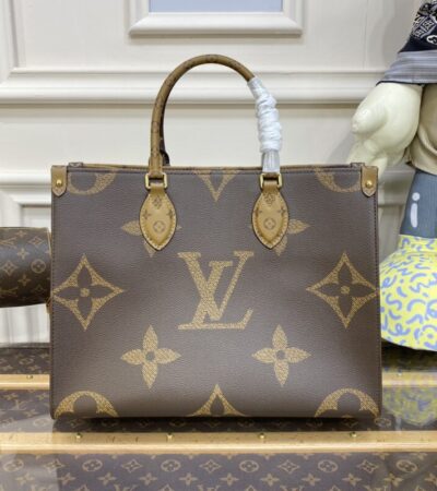 Replica Louis Vuitton OnTheGo Brown Canvas - ultra-realistic fake designer tote