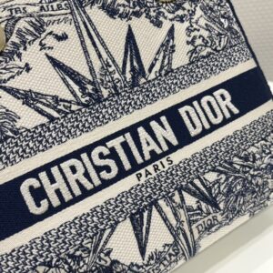 Replica Lady Dior D-Lite Blue Star - top-tier luxury replica shoulder bag