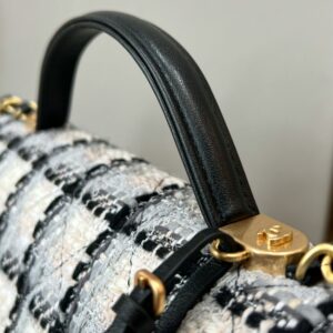 Replica CHANEL 22K Postman Woolen Tofu Bag - premium 1:1 fake handbag model