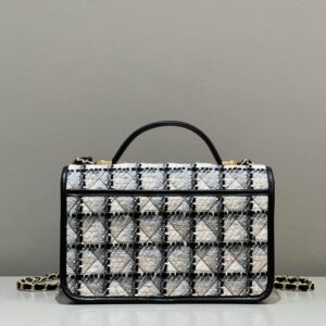 Replica CHANEL 22K Postman Woolen Tofu Bag - high-end fake designer purse