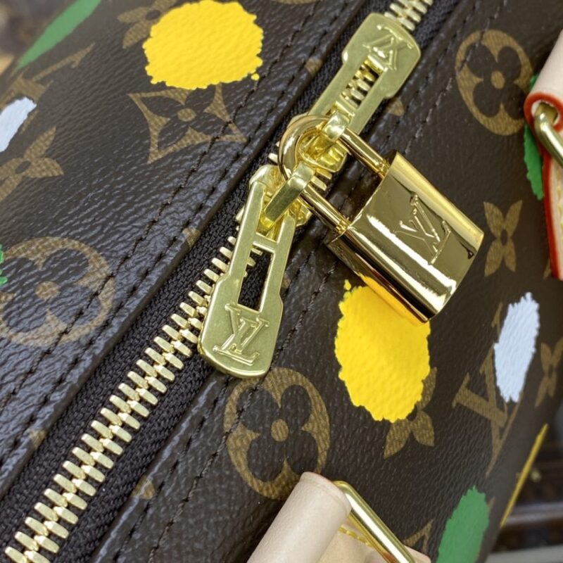 Replica Louis Vuitton Speedy Bandouliere 25 Yayoi Kusama - authentic-look luxury purse replica