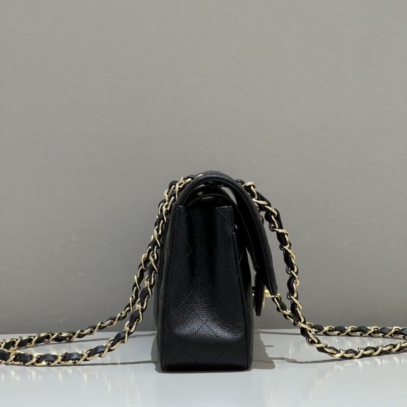 Replica CHANEL Classic Flap 23cm Black Caviar - top-tier luxury replica shoulder bag