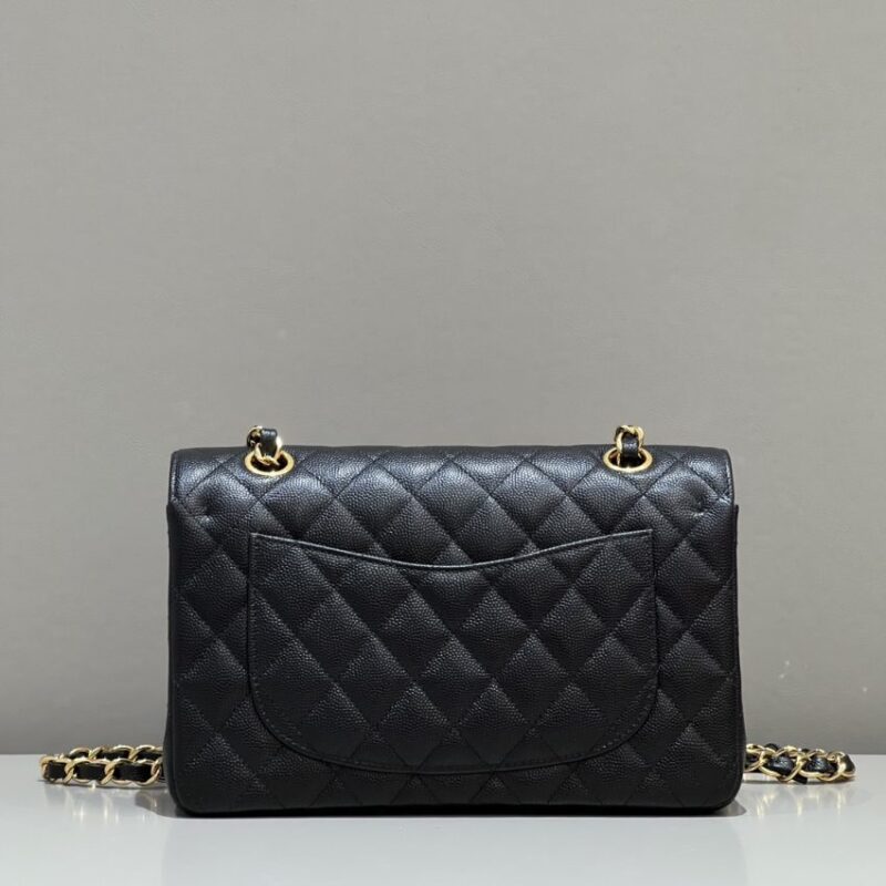 Replica CHANEL Classic Flap 23cm Black Caviar - premium 1:1 fake handbag model