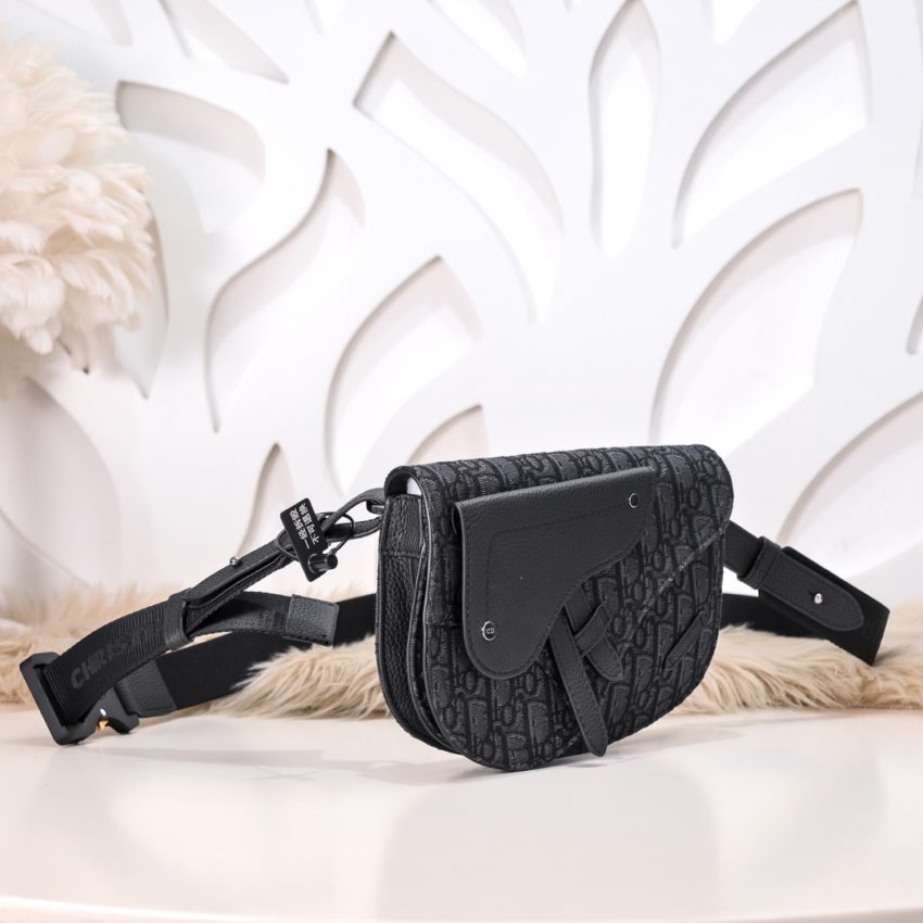 Replica Dior Messenger Black Oblique - authentic-look luxury purse replica
