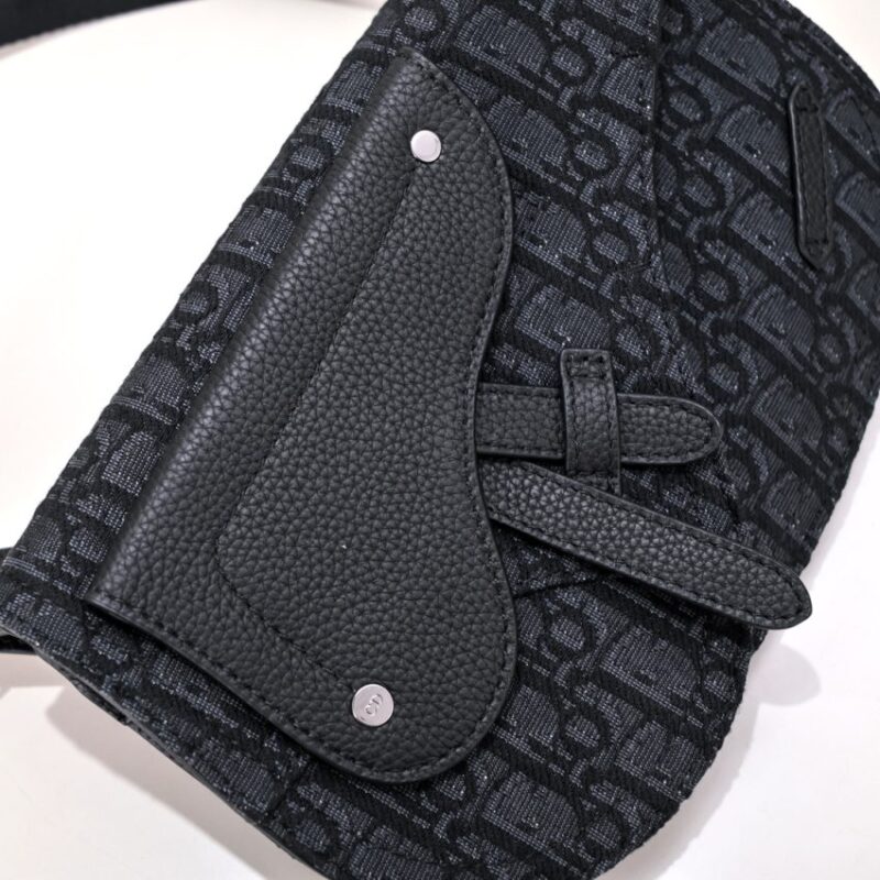 Replica Dior Messenger Black Oblique - high-quality designer bag clone