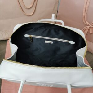 Replica Miu Miu Arcadie White - ultra-realistic fake designer tote