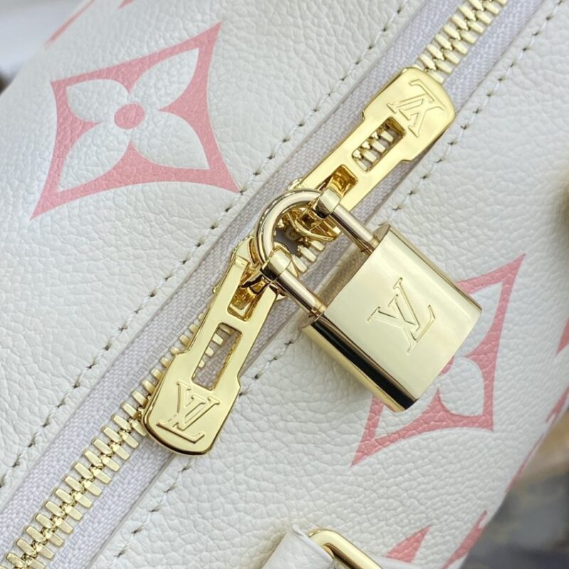 Replica Louis Vuitton Speedy Bandouliere 20 White Pink - premium 1:1 fake handbag model