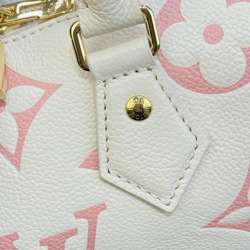 Replica Louis Vuitton Speedy Bandouliere 20 White Pink - best-selling designer handbag dupe