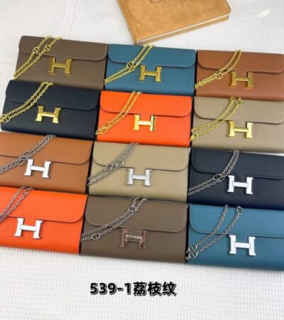 Replica Hermes Constance Chain Wallet - premium 1:1 fake handbag model