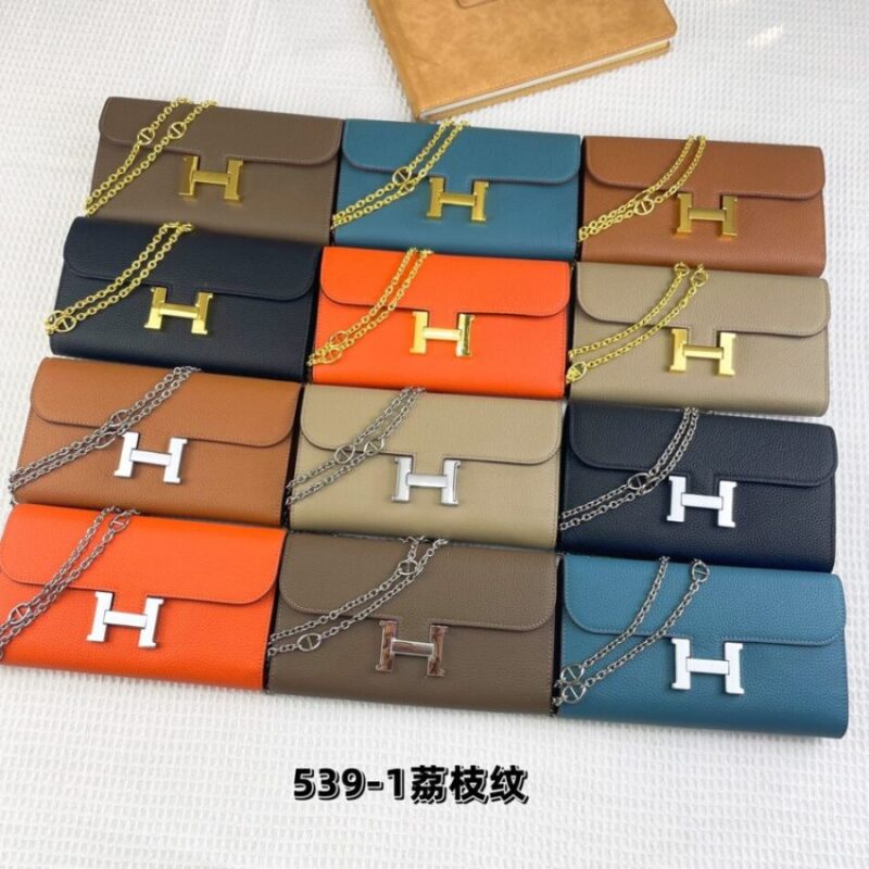Replica Hermes Constance Chain Wallet - premium 1:1 fake handbag model