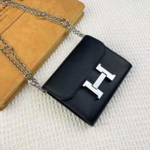 Replica Hermes Cancan Mini Chain Wallet - elite superclone designer purse