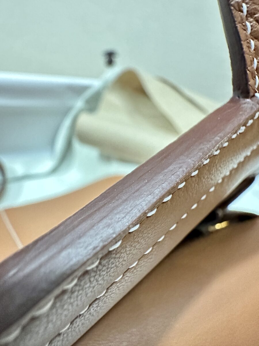 Replica Hermes Halzan Brown - near-authentic luxury replica handbag