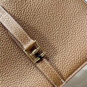 Replica Hermes Halzan Brown - 1:1 designer replica handbag