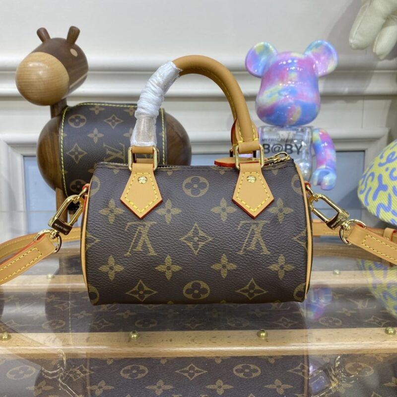Replica Louis Vuitton Speedy Nano Brown - top-tier luxury replica shoulder bag