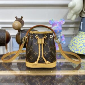 Replica Louis Vuitton Nano Noe Brown - best-selling designer handbag dupe