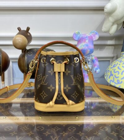 Replica Louis Vuitton Nano Noe Brown - best-selling designer handbag dupe
